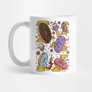 Donut and Space Mug